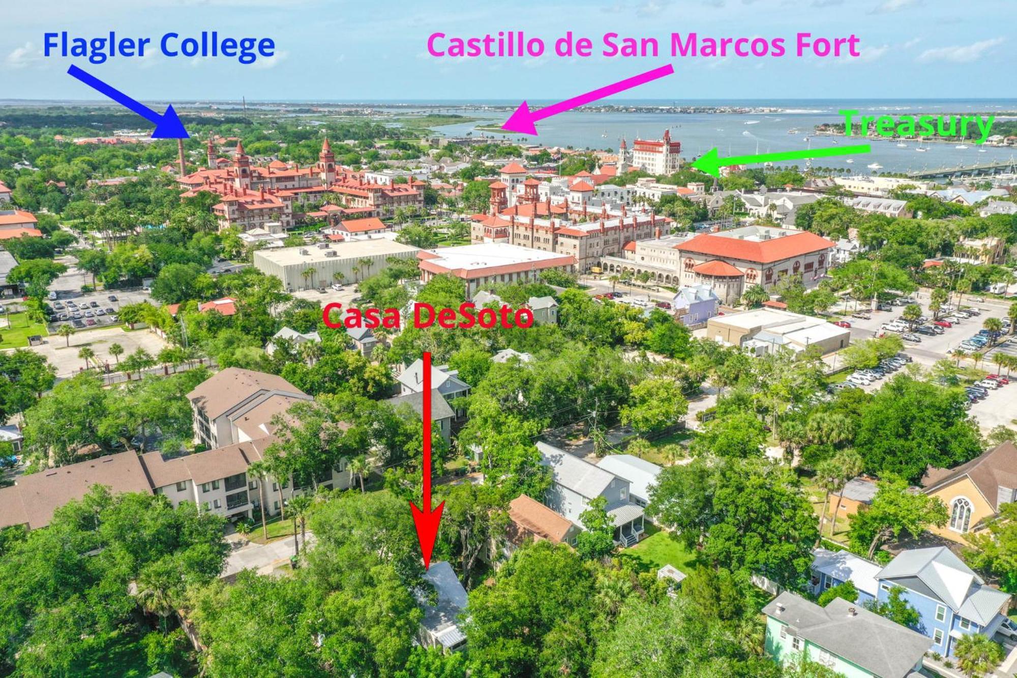 圣奥古斯丁Casa Desoto - Luxury Downtown Oasis别墅 外观 照片